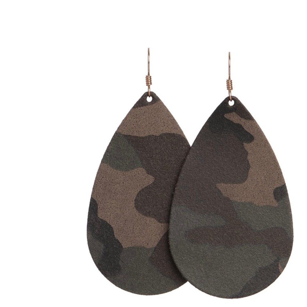 Camo earrings